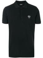 Diesel Embroidered Logo Polo Shirt - Black