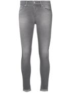 Ag Jeans High Low Hem Skinny Jeans - Grey