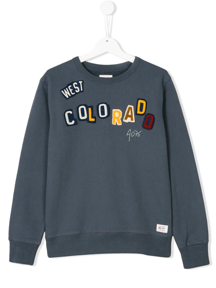 American Outfitters Kids Colorado Patch Sweatshirt - Blue