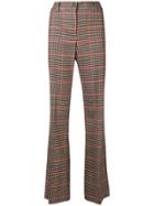 P.a.r.o.s.h. Checkered Tailored Trousers - Brown