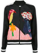 Alice+olivia Felisa Zipper Bomber - Black