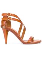 Chloé Niko Cone Heeled Sandal - Brown