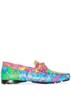 Versace Baroque Print Loafers - Multicoloured