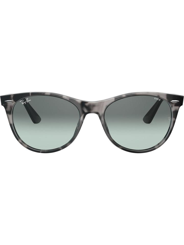 Ray-ban Wayfarer Ii Round. Frame Sunglasses - Grey