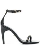 Versace Stud Detail Sandals - Black