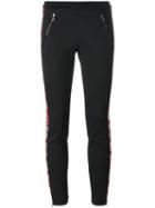 Alexander Mcqueen Tailored Track Pants, Women's, Size: 42, Black, Cupro/viscose/polyamide/silk