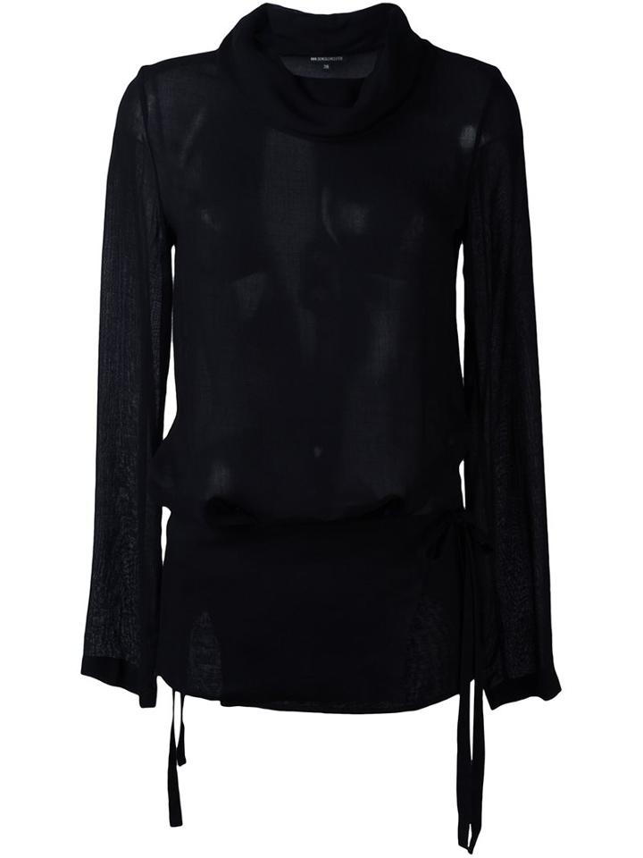 Ann Demeulemeester Sheer Top