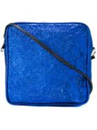 Zilla Camera Shoulder Bag, Women's, Blue, Leather