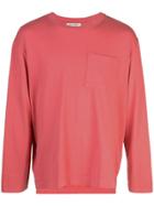 Our Legacy Boxy-fit Long-sleeved T-shirt - Red