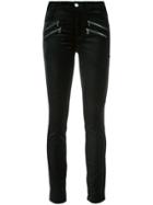 Paige High-rise Textured Jeans - Black