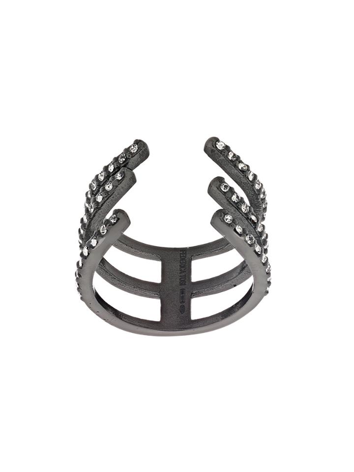 Federica Tosi Hook Ring - Metallic