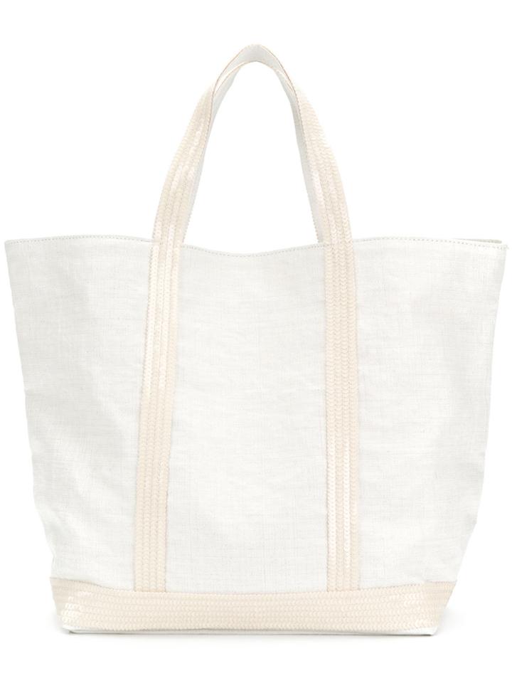 Vanessa Bruno Sequin Embellished Tote - White