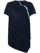 Y's Asymmetric Hem T-shirt - Blue