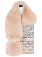 Fendi Quilted Detailed Collar - Pink