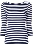 Natasha Zinko Striped T-shirt - Blue