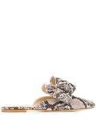 Polly Plume Betty Bow Sandals - Neutrals