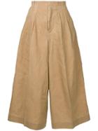 Facetasm Wide-leg Trousers - Brown