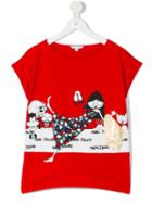 Little Marc Jacobs - Printed T-shirt - Kids - Cotton/modal - 14 Yrs, Girl's, Red