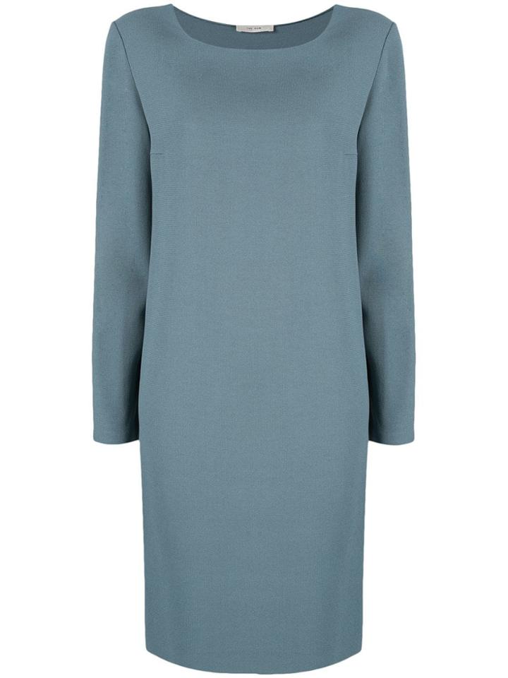 The Row Karina Shift Dress - Blue