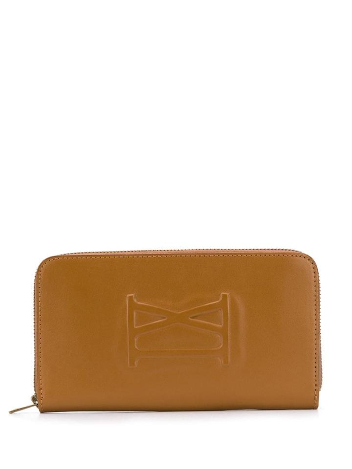 Ami Paris Large Zipped Wallet - Brown