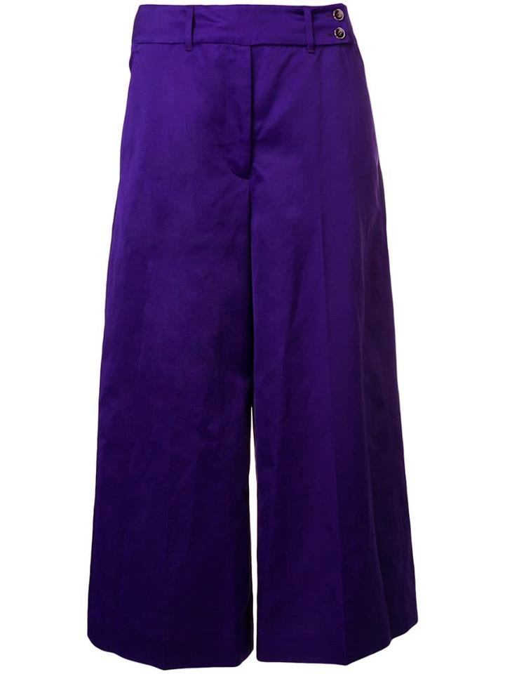 Pt01 Satin Culottes - Purple