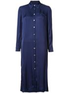 Raquel Allegra Midi Shirt Dress - Blue