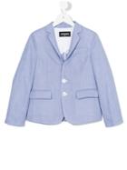Dsquared2 Kids - Single Breasted Blazer - Kids - Cotton/polyester - 8 Yrs, Boy's, Blue