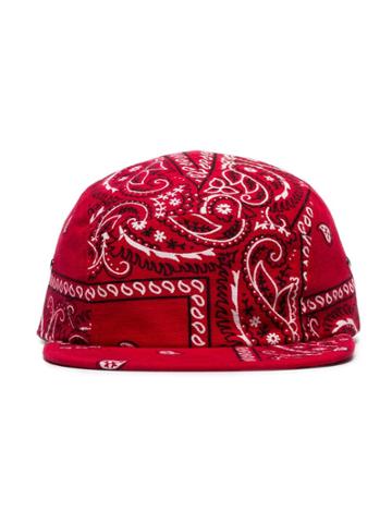 Children Of The Discordance Paisley Print Cap - Red