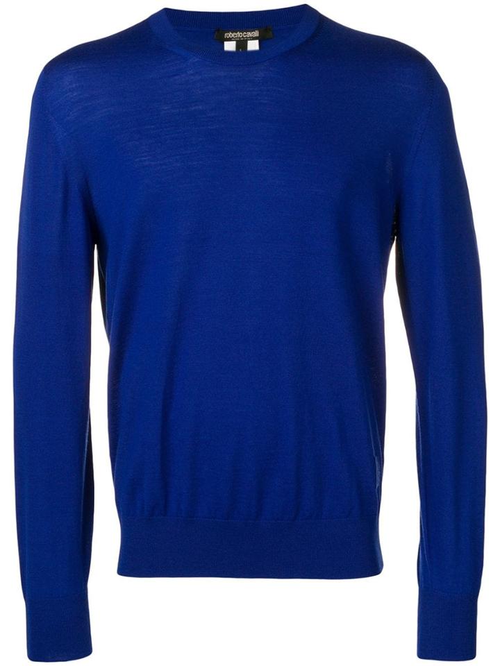 Roberto Cavalli Relaxed-fit Jumper - Blue