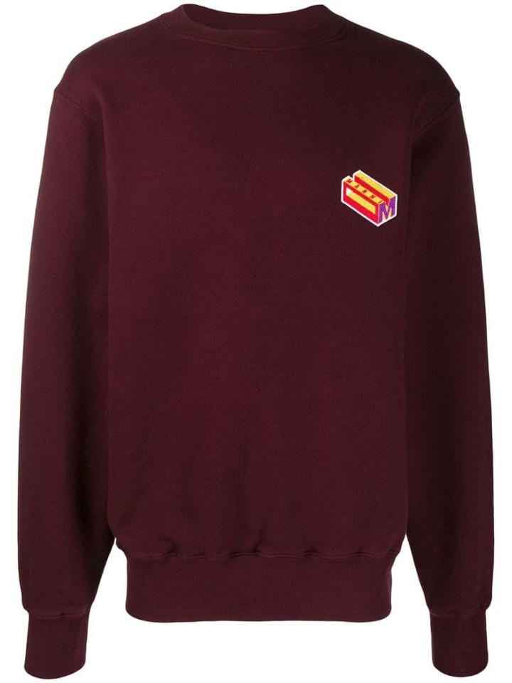 Marni Logo Patch Sweatshirt - Red