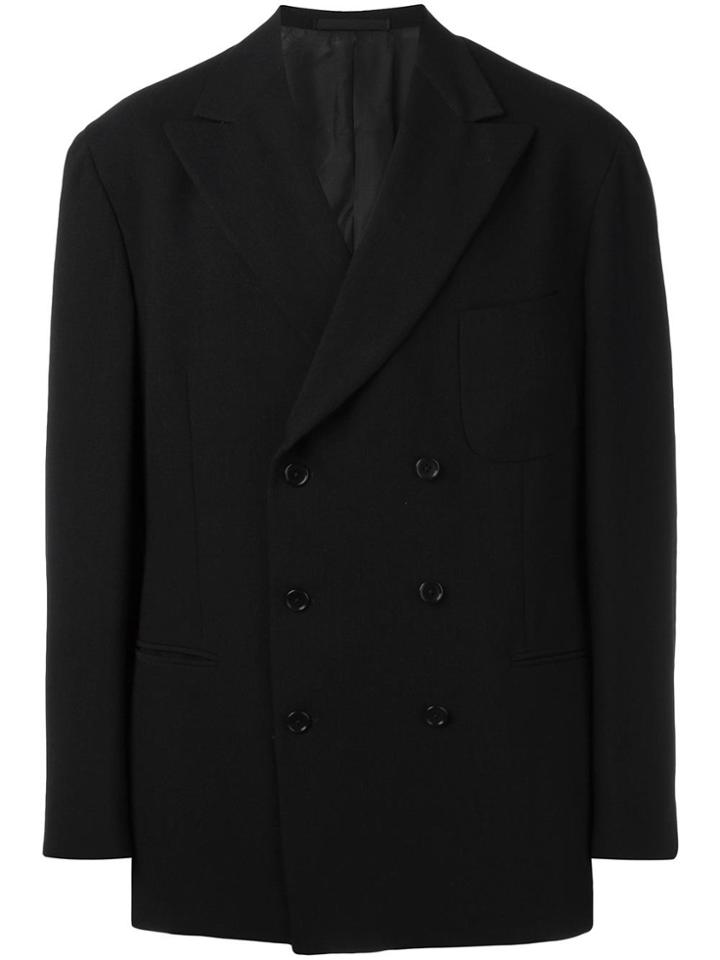 Romeo Gigli Vintage Peaked Lapel Blazer - Black