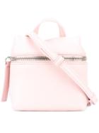 Kara - Zipped Satchel - Women - Leather - One Size, Pink/purple, Leather