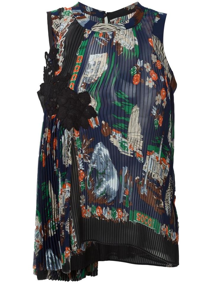 Sacai Printed Top
