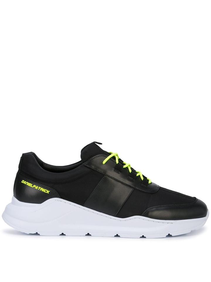 Daniel Patrick Panel Runner Sneakers - Black