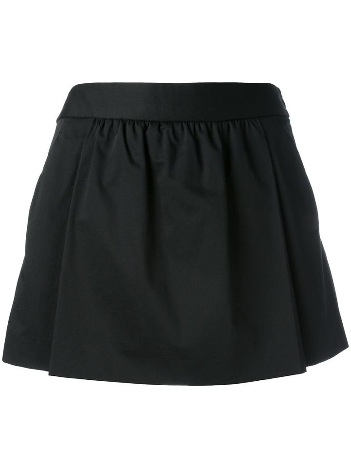 Boutique Moschino Pleated Skorts, Women's, Size: 42, Black, Cotton/other Fibres/rayon
