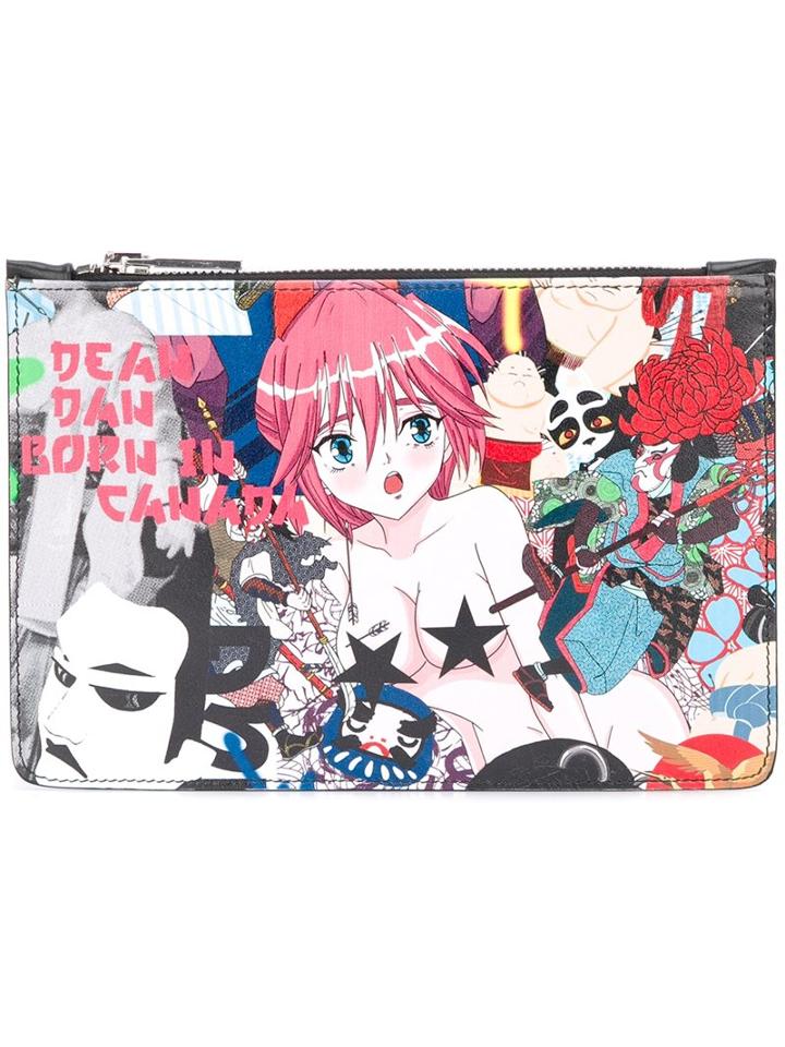 Dsquared2 Manga Print Pouch