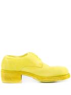 Guidi Full Grain Derby Shoes - Yellow