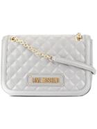 Love Moschino Quilted Soft Shoulder Bag - Grey