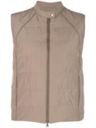Brunello Cucinelli Zipped Gilet - Brown