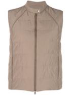 Brunello Cucinelli Zipped Gilet - Brown