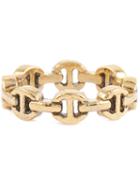 Hoorsenbuhs Dame Tri-link Ring, Women's, Size: 7, Metallic, 22kt Gold
