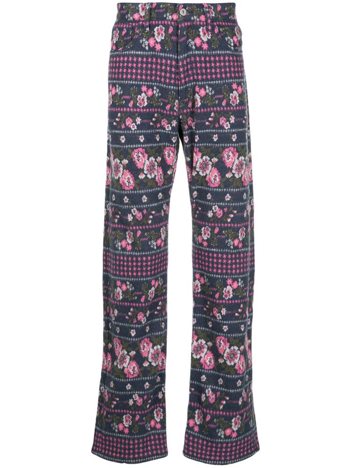 Junya Watanabe Comme Des Garçons Vintage Tapestry Pattern Slim