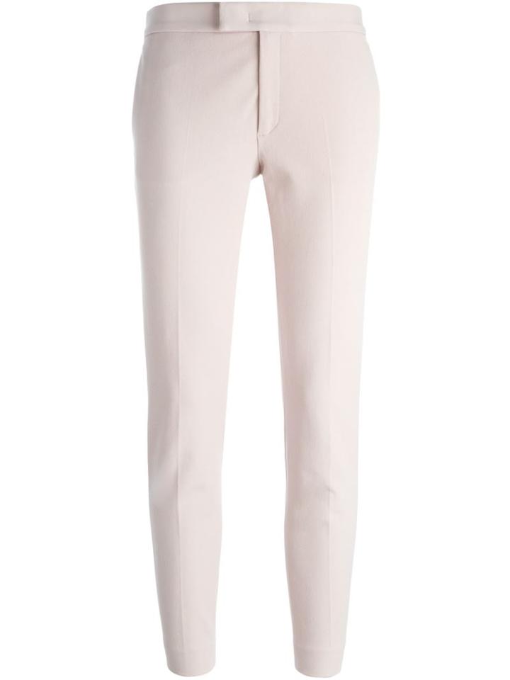 Joseph Cropped Skinny Trousers, Women's, Size: 36, Pink/purple, Viscose/cotton/spandex/elastane