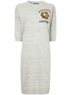 Hysteric Glamour Logo Print T-shirt Dress - Grey