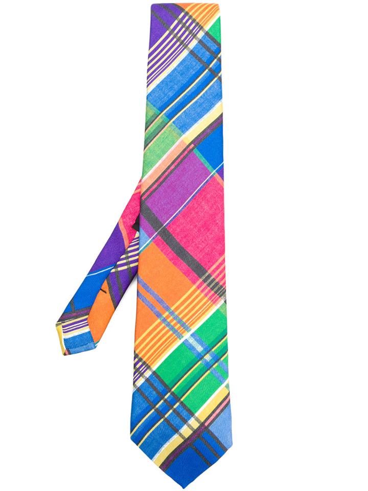 Etro Checked Design Tie - Multicolour