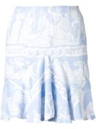 Ktz Frill Hem Printed Skirt