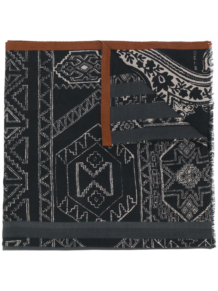 Etro Navajo Scarf - Black