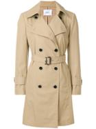 Dondup Belted Trench Coat - Nude & Neutrals