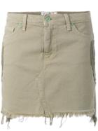 Sandrine Rose Denim Mini Skirt - Green