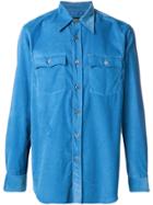 Prada Pocket Corduroy Shirt - Blue
